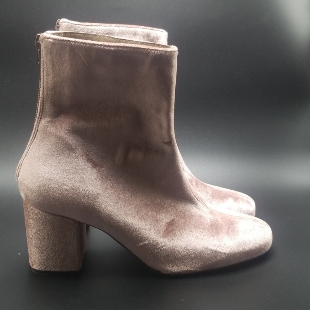 Free People Cecilia Pink Suede Ankle Boot